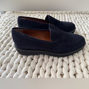 Aquatalia Loafers Navy Suede - Sz 9